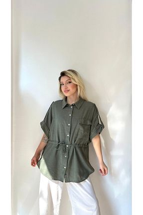 پیراهن سبز زنانه اسلیم فیت LADY RIVSD - کد 855497110