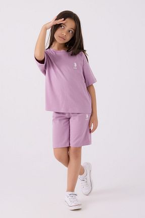 ست بالاتنه و پائین تنه بنفش زنانه بافت U.S. Polo Assn. - کد 855759731