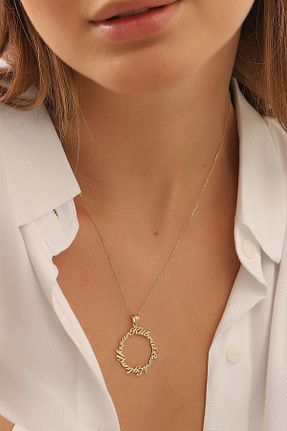 گردنبند طلا زرد زنانه 14 عیار MOOM MÜCEVHERAT - کد 647736693