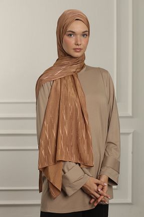 شال صورتی زنانه ابریشم MAQ DESIGN - کد 855531671