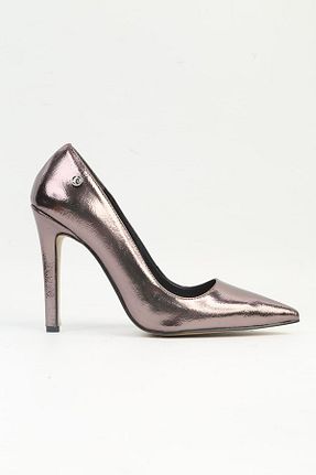 کفش پاشنه بلند کلاسیک زنانه طلا Pierre Cardin - کد 855544394