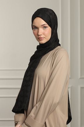 شال مشکی زنانه پنبه ای MAQ DESIGN - کد 855542500