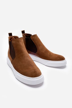 بوت / نیم بوت قهوه ای مردانه جیر LUSIVE - کد 855554116