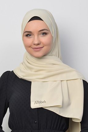 شال بژ زنانه Medine İpeği Altobeh - کد 821529811