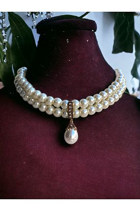 گردنبند مروارید سفید FAYRA ACCESSORIES - کد 855595029