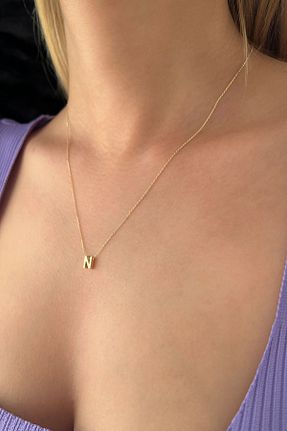 گردنبند طلا زرد زنانه 14 عیار Fiyonk Kuyumculuk - کد 750093225