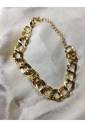 دستبند استیل (فولاد) طلائی زنانه استیل (فولاد) Home - کد 852491962