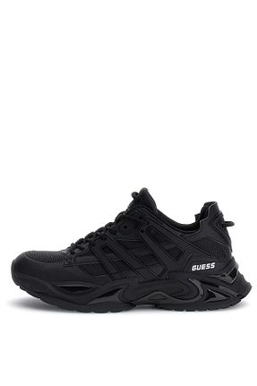 کفش اسنیکر مشکی مردانه بند دار Guess - کد 855686401