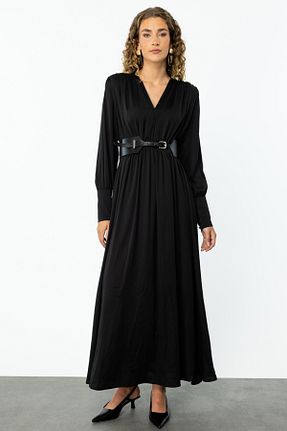 لباس مشکی زنانه بافتنی Ekol - کد 855698725