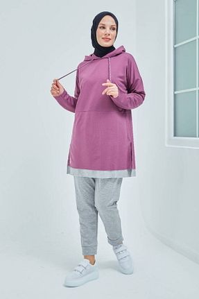 ست گرمکن حجاب صورتی زنانه رگولار BURCU TESETTÜR - کد 365798747