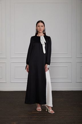 لباس مشکی زنانه بافتنی MAQ DESIGN - کد 855703301