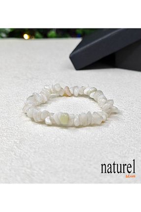دستبند جواهر طوسی زنانه سنگ طبیعی Naturel Tılsım - کد 279554441