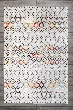 فرش سفید قابل شستشو Oriente Home - کد 336833433