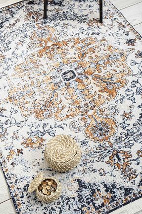 فرش بژ قابل شستشو Oriente Home - کد 303134456