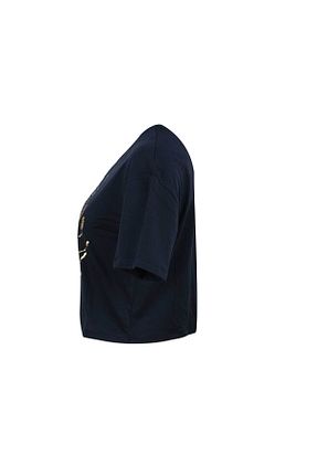 تیشرت اسپرت سرمه ای زنانه رگولار Fenerbahçe - کد 855754730