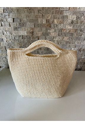 کیف دستی بژ زنانه örgü - کد 855757103