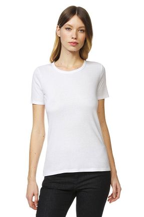 تیشرت سفید زنانه رگولار United Colors of Benetton - کد 37427436