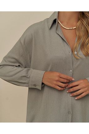 پیراهن طوسی زنانه رگولار RaVe Collection - کد 767883277