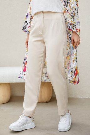 شلوار حجاب بژ زنانه بافتنی Gizce - کد 660048342