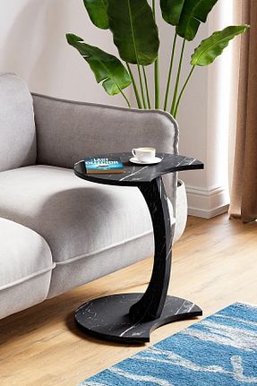 میز عسلی مشکی Suntalam interGO - کد 737898017