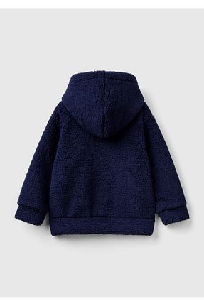 سوئیشرت سرمه ای بچه گانه ساده United Colors of Benetton - کد 762910062