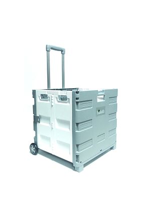 کیف و سبد چرخدار خرید طوسی BALATLI - کد 855791439