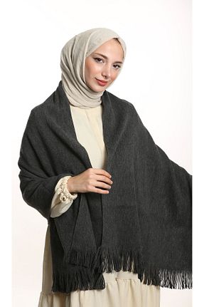 شال طوسی زنانه اکریلیک eslem butik - کد 855489433