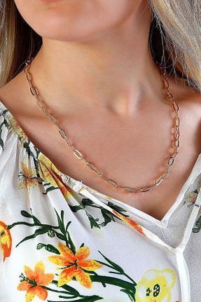 گردنبند طلا زرد زنانه 14 عیار MOOM MÜCEVHERAT - کد 841642799