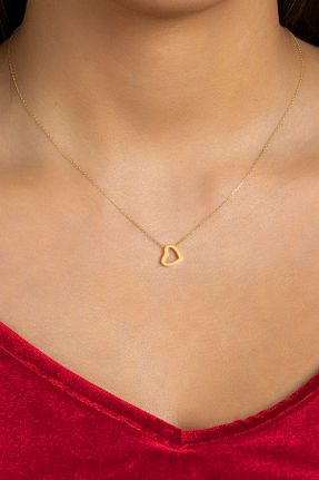 گردنبند طلا زرد زنانه 14 عیار MOOM MÜCEVHERAT - کد 841642761