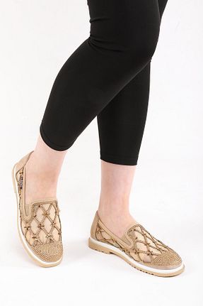 کفش کلاسیک بژ زنانه پاشنه کوتاه (1 - 4 سانتی متر) layki - کد 753245303