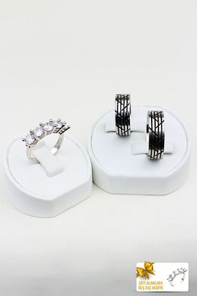 انگشتر نقره زنانه مروارید Twem Silver - کد 832365418
