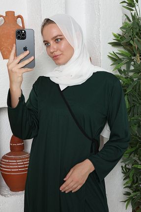 لباس سبز زنانه ریلکس بافتنی کد 831980617