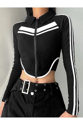 بلوز مشکی زنانه چاپی AtegeWear - کد 855548859