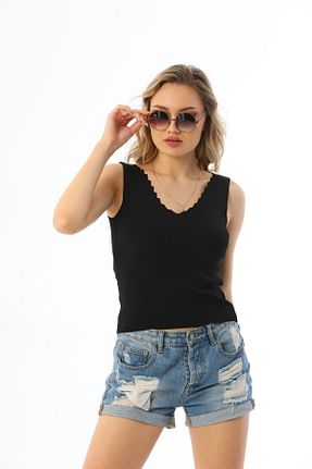 بادی مشکی زنانه یقه دوچرخه IŞILDA FASHION - کد 701996105