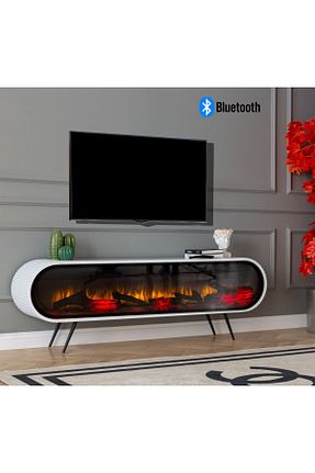 میز و پایه تلویزیون سفید MDF Breda Home Concept - کد 763419421