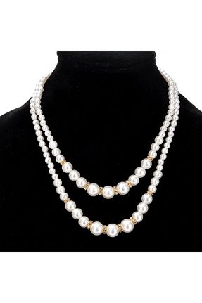 گردنبند جواهر طلائی زنانه مروارید MODAMAYS - کد 855556993