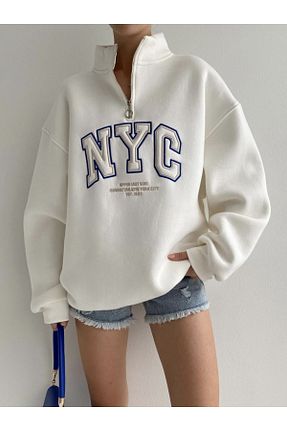 سوئیشرت نباتی زنانه Slogan IŞILDA FASHION - کد 796057304