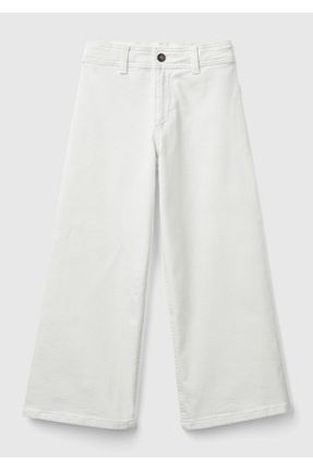 شلوار سفید بچه گانه پارچه United Colors of Benetton - کد 855573884