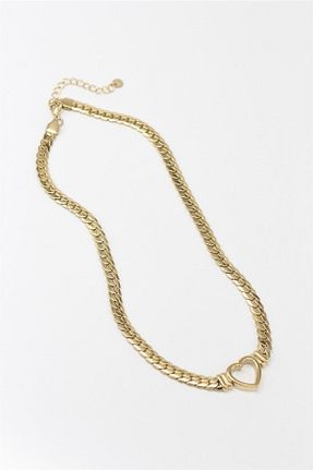 گردنبند استیل ( فولاد ) طلائی زنانه استیل (فولاد) FASA FİSO - کد 643494780