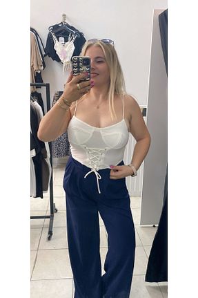 بلوز بژ زنانه ساده TUBA TOPTAŞ - کد 855591017