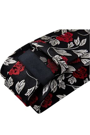 کراوات مشکی مردانه ابریشم ARDSU - کد 855598966