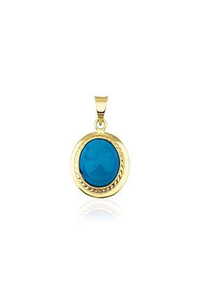 مدال طلا سنگ طبیعی Fiyonk Kuyumculuk - کد 825691254