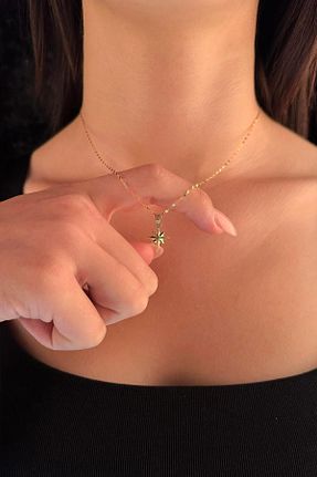 گردنبند طلا زرد زنانه 14 عیار Fiyonk Kuyumculuk - کد 849713921