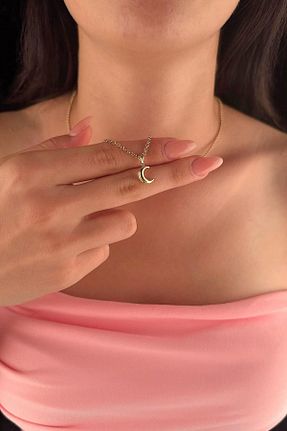 گردنبند طلا زرد زنانه 14 عیار Fiyonk Kuyumculuk - کد 849639753