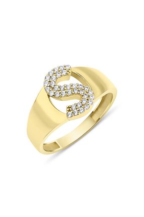 انگشتر طلا زرد زنانه 14 عیار Fiyonk Kuyumculuk - کد 699428855