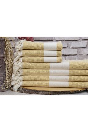 پشتمال زرد پنبه Fabric Box - کد 317374150