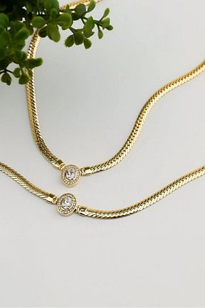دستبند طلا زرد زنانه 14 عیار Fiyonk Kuyumculuk - کد 332141361