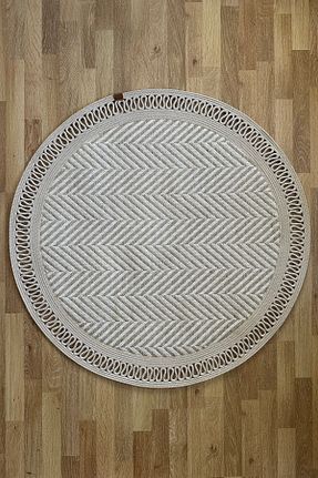 فرش بژ زیره ضد لغزش SİMEREV HALI HOME CONSEPT - کد 854137151