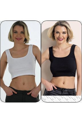 بلوز مشکی زنانه ساده ACTRİS - کد 855627557