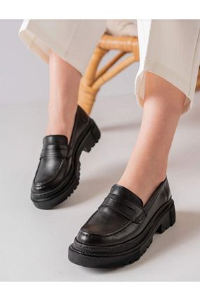 کفش کژوال مشکی زنانه چرم مصنوعی MyLina Shoes - کد 855643847